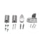 Global Door Controls Amarlite Style 3/4 in. Right Hand Offset Door Pivot Hinge Set for Adams Rite Type Storefront Door in Aluminum TH1112-RH-AL - alternate 2